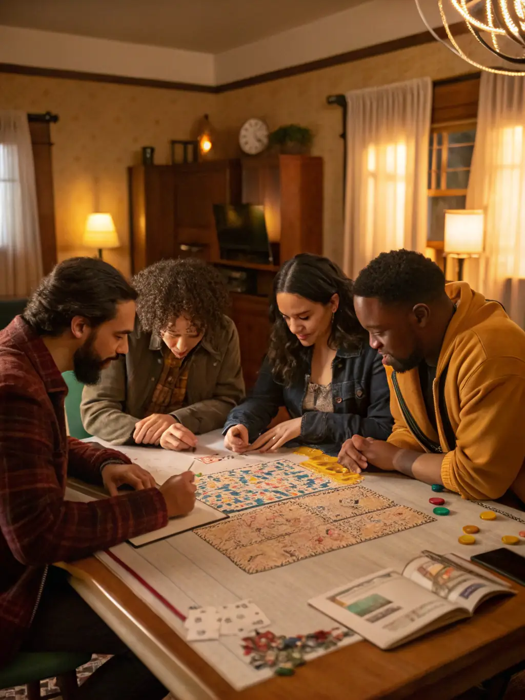 An image depicting CLUB CIOTADEN members participating in a letters game, emphasizing teamwork and strategic thinking.